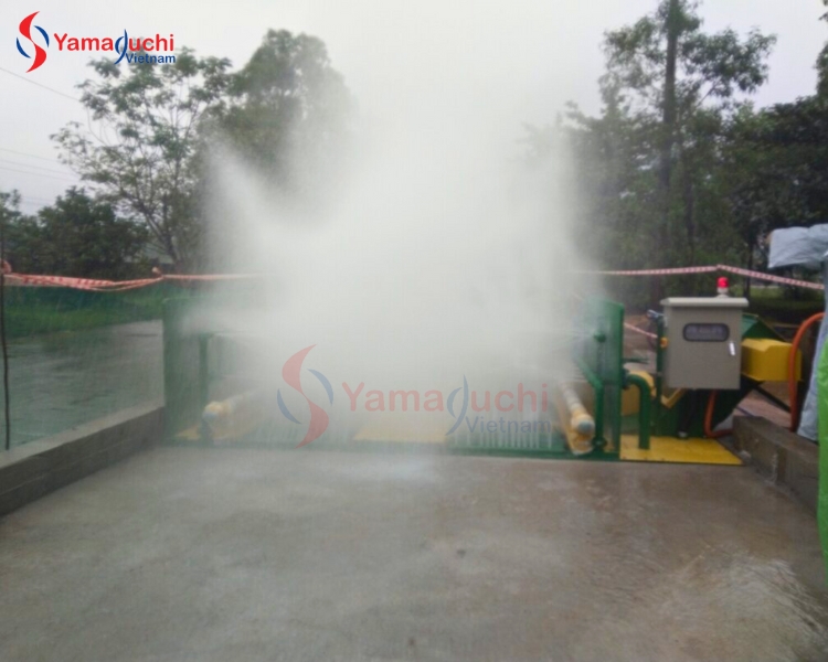Hệ thống rửa xe điều khiển PLC tại tỉnh Quảng Bình